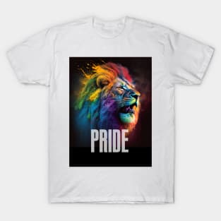 LGBTQ+ Gay Pride Month: Proud Lion T-Shirt